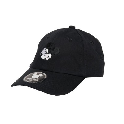 Disney Kinder Low Cap mit einem Punkt, Mickey schwarz (Dmk-Lcpk1023)