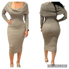 NWT Gray Bebe Sweater Dress Size XS