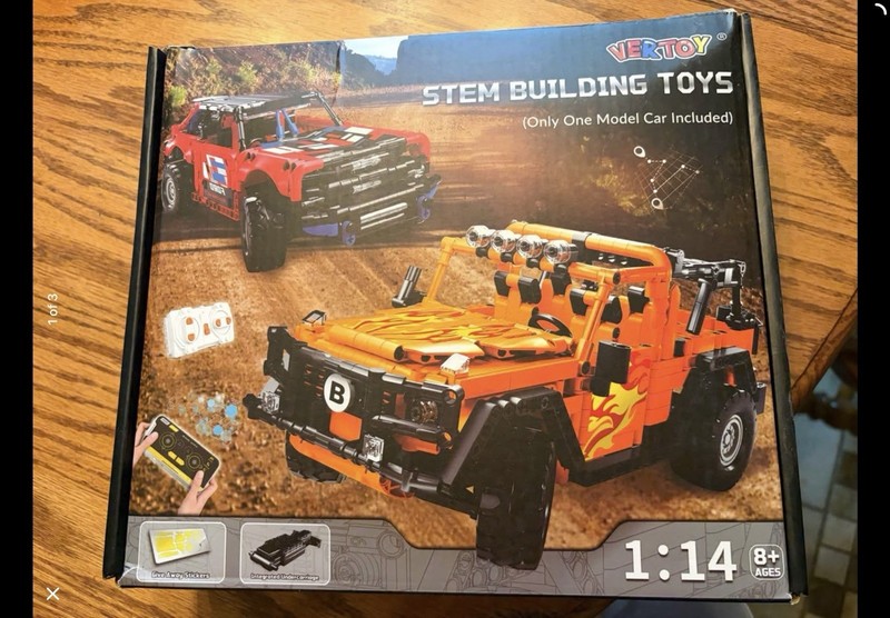 VERTOY STEM Car 740+ pcs Orange App Control