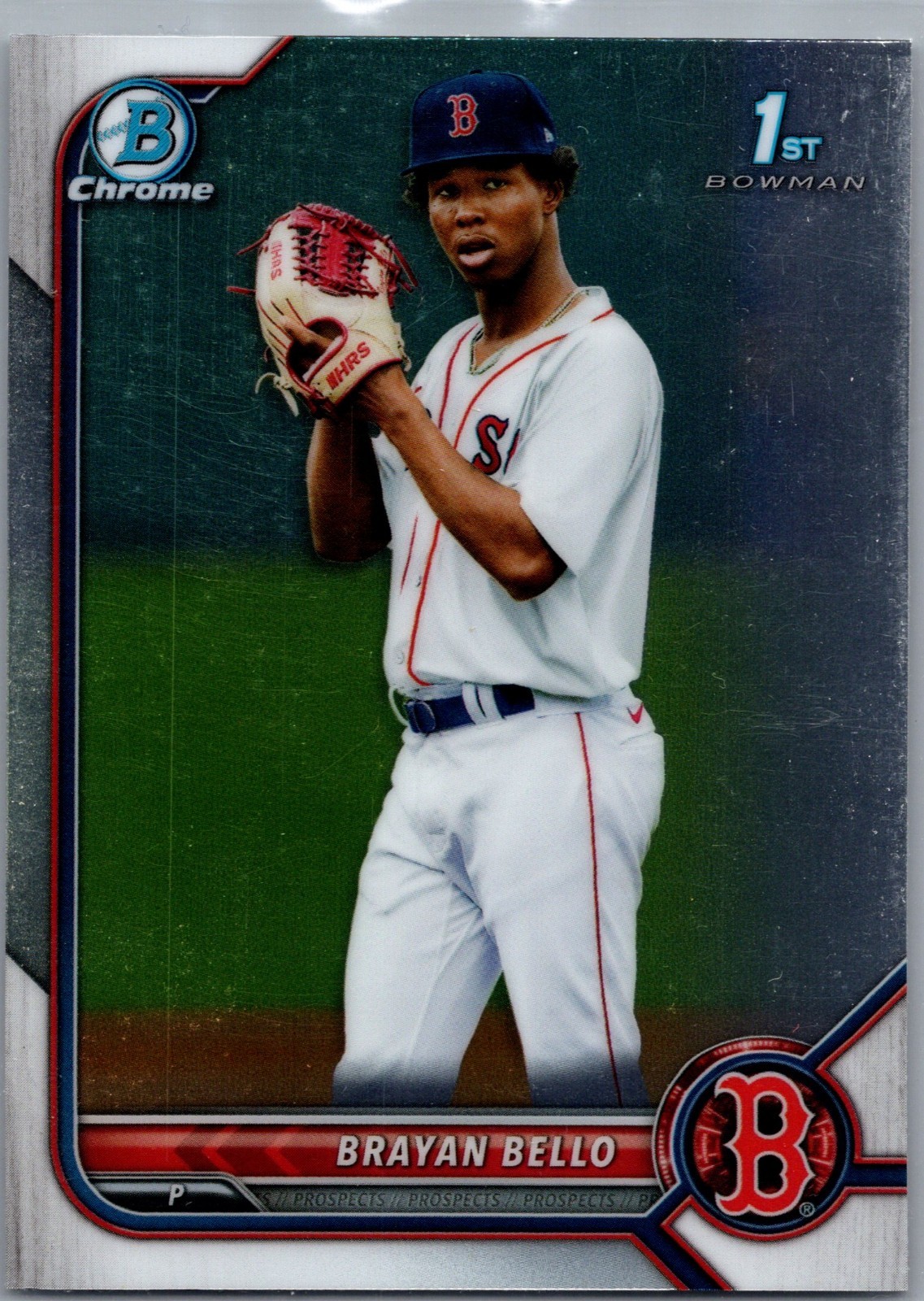 2022 Bowman Chrome - Brayan Bello #BCP-107 1st Bowman - Red Sox