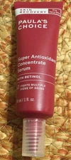 Paula's Choice Super Antioxidant Concentrate Serum with Retinol 1oz NEW