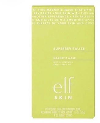 New Face Mask W/ Revitalizing Carrot Seed Oil Elf Skin Super Revitalize Magnetic