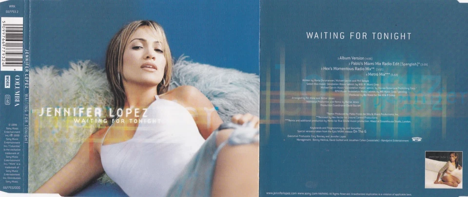 Jennifer Lopez - Waiting For Tonight  (4 Track Maxi CD) - Bild 1 von 1