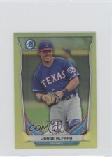 2014 Bowman Chrome Minis Yellow Refractor 10/25 Jorge Alfaro #214 0g4