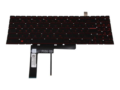 MSI GF66 Katana 11UC/11UD/11SC (MS-1582) original Tastatur DE (deutsch) schwarz 