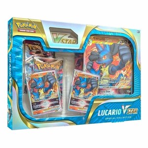 pokemon lucario vstar premium collection box 6 booster packs Lucario V Star Box