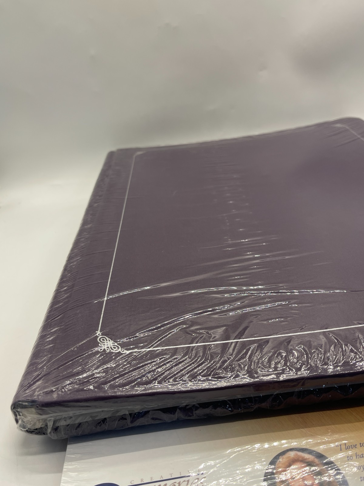 Creative Memories 12x15 Album Purple Mulberry w /15 Pages & 12 Protectors NEW