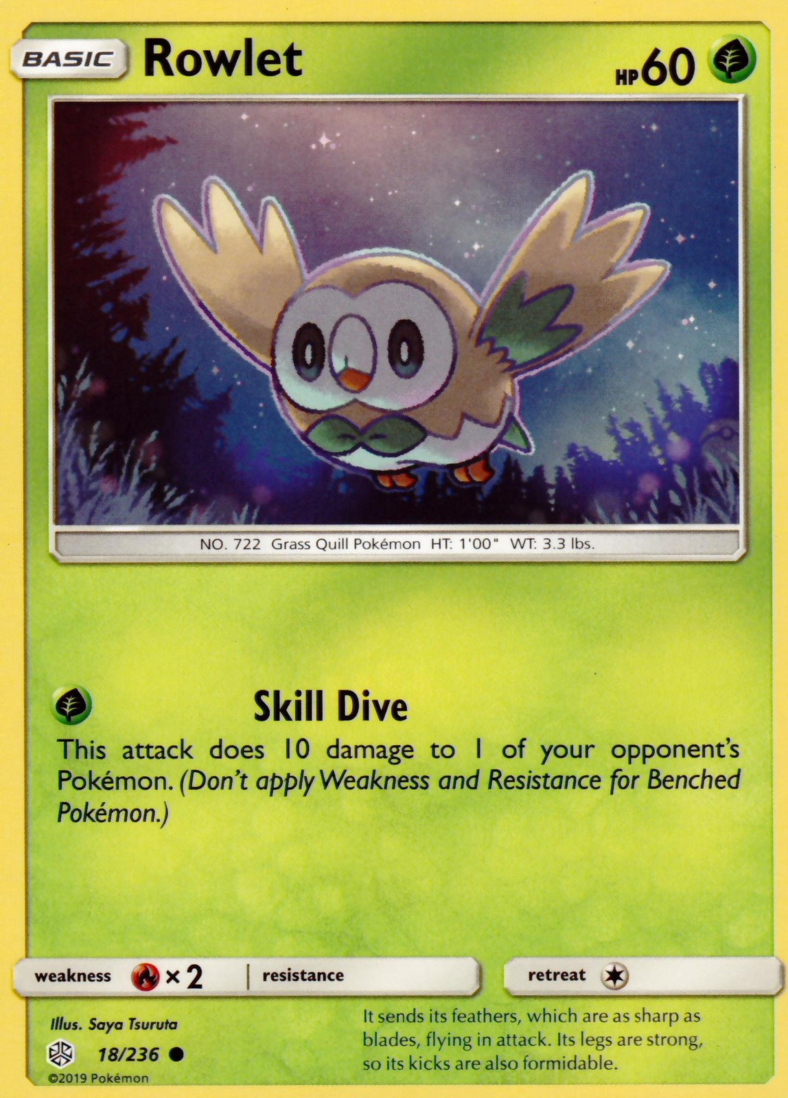 SM - Cosmic Eclipse #18/236 Rowlet