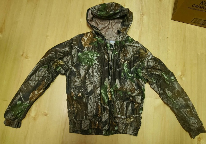 Rocky Realtree Camo Jacket Mens Size M Camouflage Coat Hunting Scent IQ 