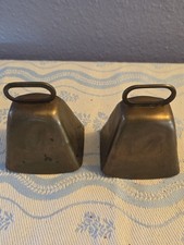 VTG Antique Cow Bell. 3" Tall. 2-5/8" x 2.25" Selling Set