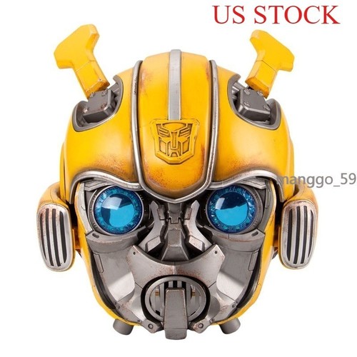 IN US Transformer Bumblebee Helmet Arm 11 Wearable Voice Control LED Light Gift