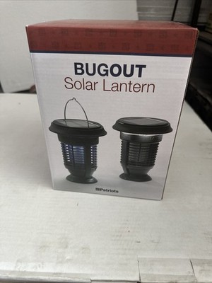 4Patriots Bug OUT Solar Lantern, Survival ~ NEW IN ORIGINAL BOX