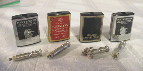 Four advertising Lighter Match Strikers 1920's-30's