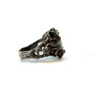 Sterling Silver Lab Created Opal Ring Size 10 & 16 Grams Total Weight — photo 2