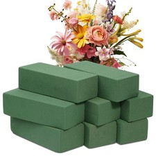 Floral Foam Blocks Wet Dry Green Brick Flower Arrangement Wedding 7.8 Inch 8 PCS