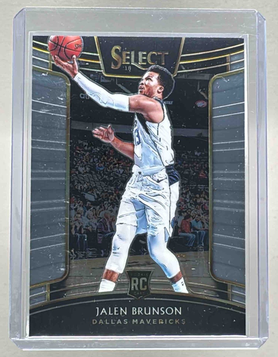 Jalen Brunson 2018 Panini Select #8 Rookie RC Concourse (A)