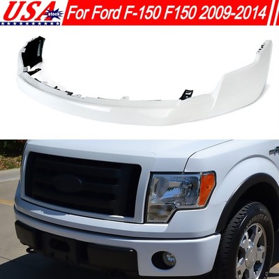Oxford White Front Upper Bumper Cover W/ Hole Fits 2009-2014 Ford F-150 Limited
