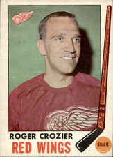 1969-70 O-Pee-Chee SET BREAK #55 Roger Crozier EXMT
