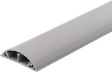 Canalina Passacavi Adesiva per Pavimento 50x12mm, 1 Metro Resistente e Discreta