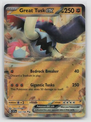 Great Tusk ex - 123/198 SVI Holo NM/LP