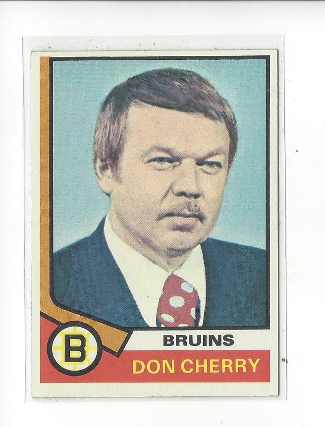 Don Cherry #161 (Hockey Cards 1974 Topps) — is it worth grading?