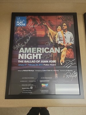 La Jolla Play House  2012 And 2014 Autographed Posters From Actors And Actresses