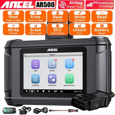 ANCEL AR500 OBD2 Scanner Car SRS Reset Tool Bench OBD Battery Repair Diagnostic