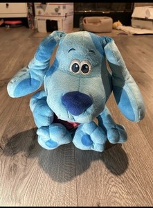 Valetines Day Card Blue Clues Plush Dog Nickelodeon Stuffed Animal Plush 12" Use