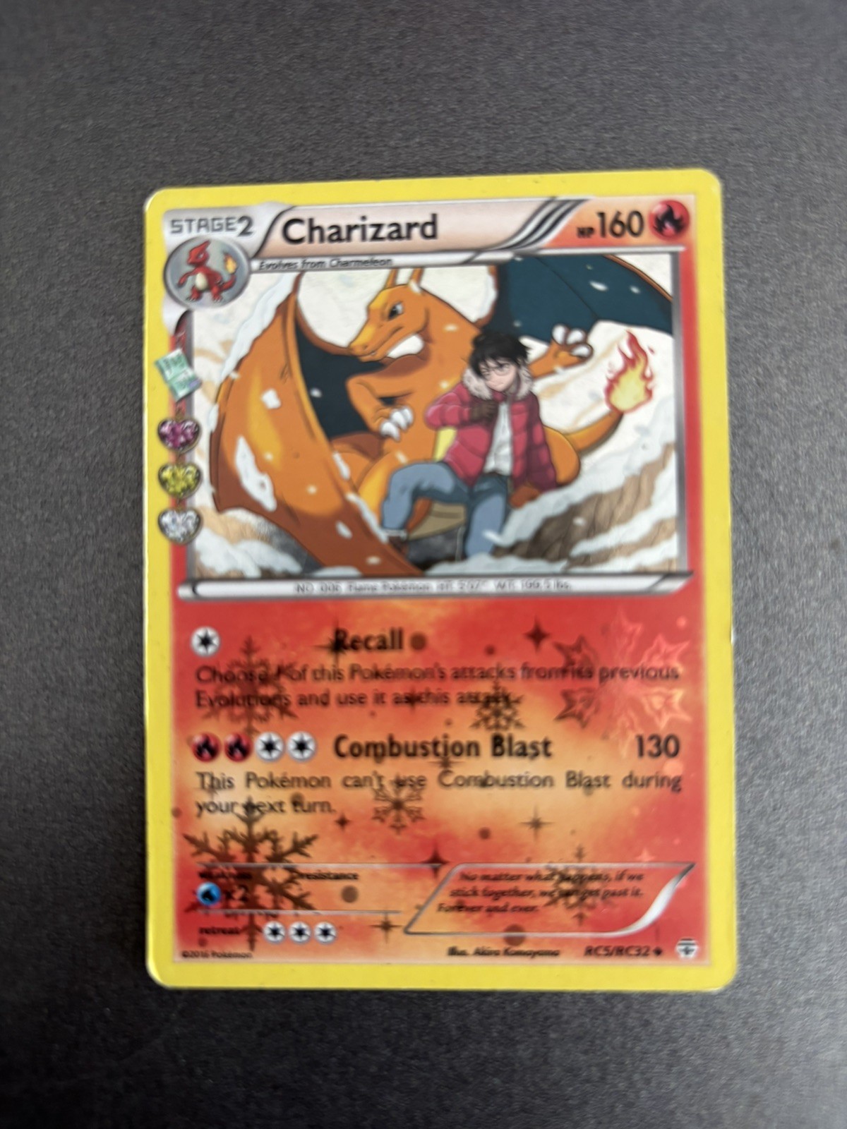 Pokemon TCG Charizard RC5/RC32 Generations Radiant Collection Holo 160 HP