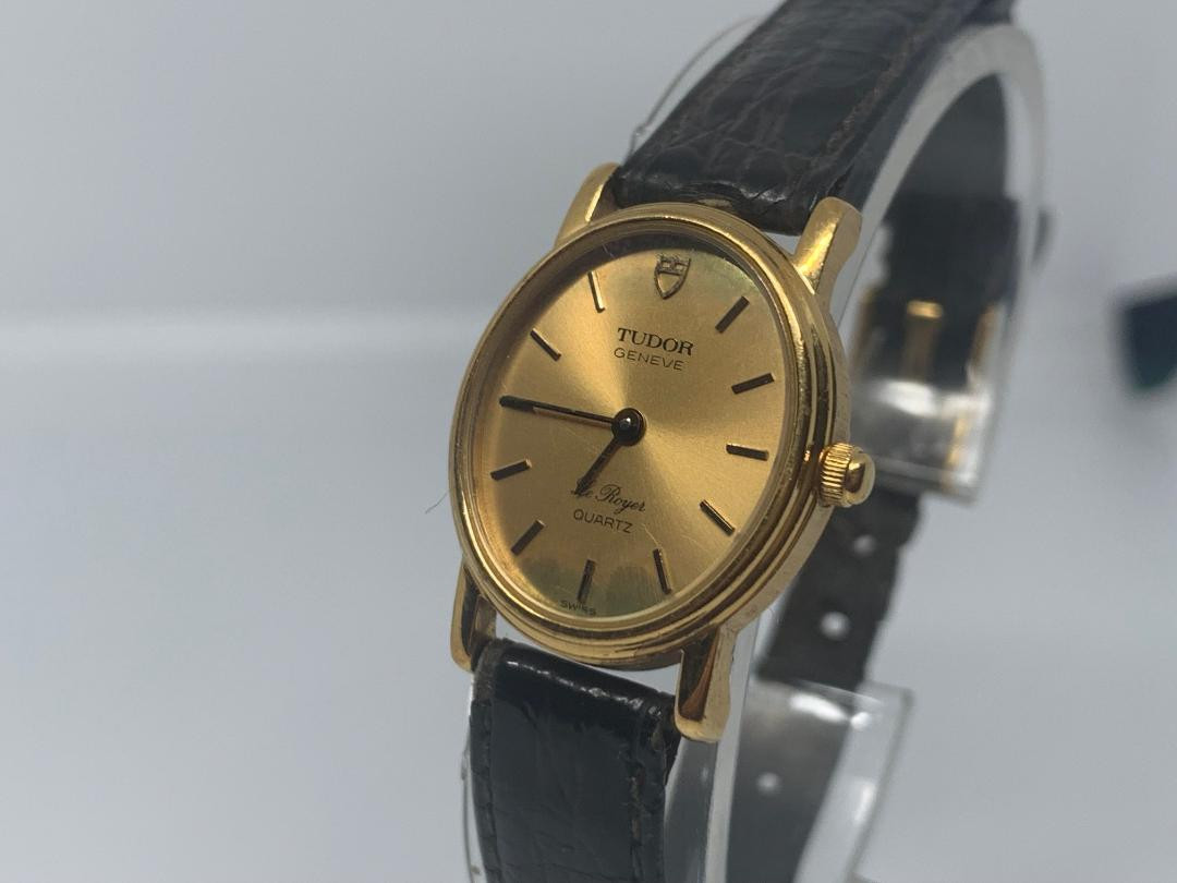 Tudor Analog Quartz Women Le Royet Gold Dial Vintage Vintage Tudor Analog Quartz Women Le Royet Gold Dial Vintage Vintage