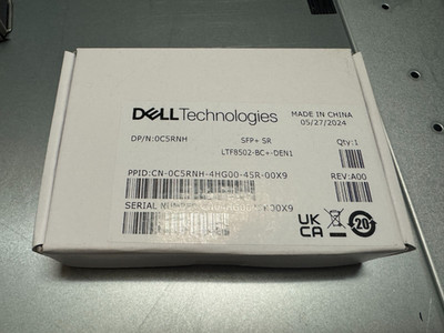 Dell EMC 10GBase-SR 10G SFP+ Optical Transceiver 0C5RNH