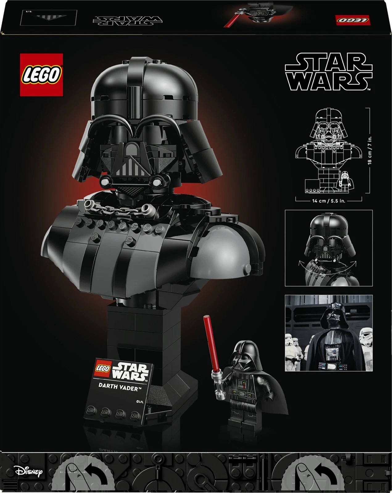 LEGO Star Wars 75439 Busto di Darth Vader NUOVO SIGILLATO - Immagine 5