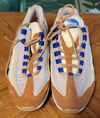 Nike Air Max 95 SE Twine Sail Tawny Royal Blue CU1560-700 Size  9