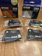 Epson 252 Black And Tri-Color Ink Cartridge OEM Exp 2017 Cyan Magenta Yellow