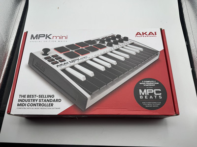 Akai Professional MPK mini MKII Controller Limited-Edition White