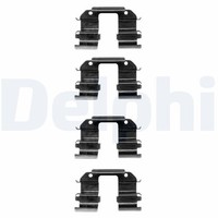 Delphi ZubehöRsatz, Scheibenbremsbelag LX0372 FüR Chevrolet Daewoo
