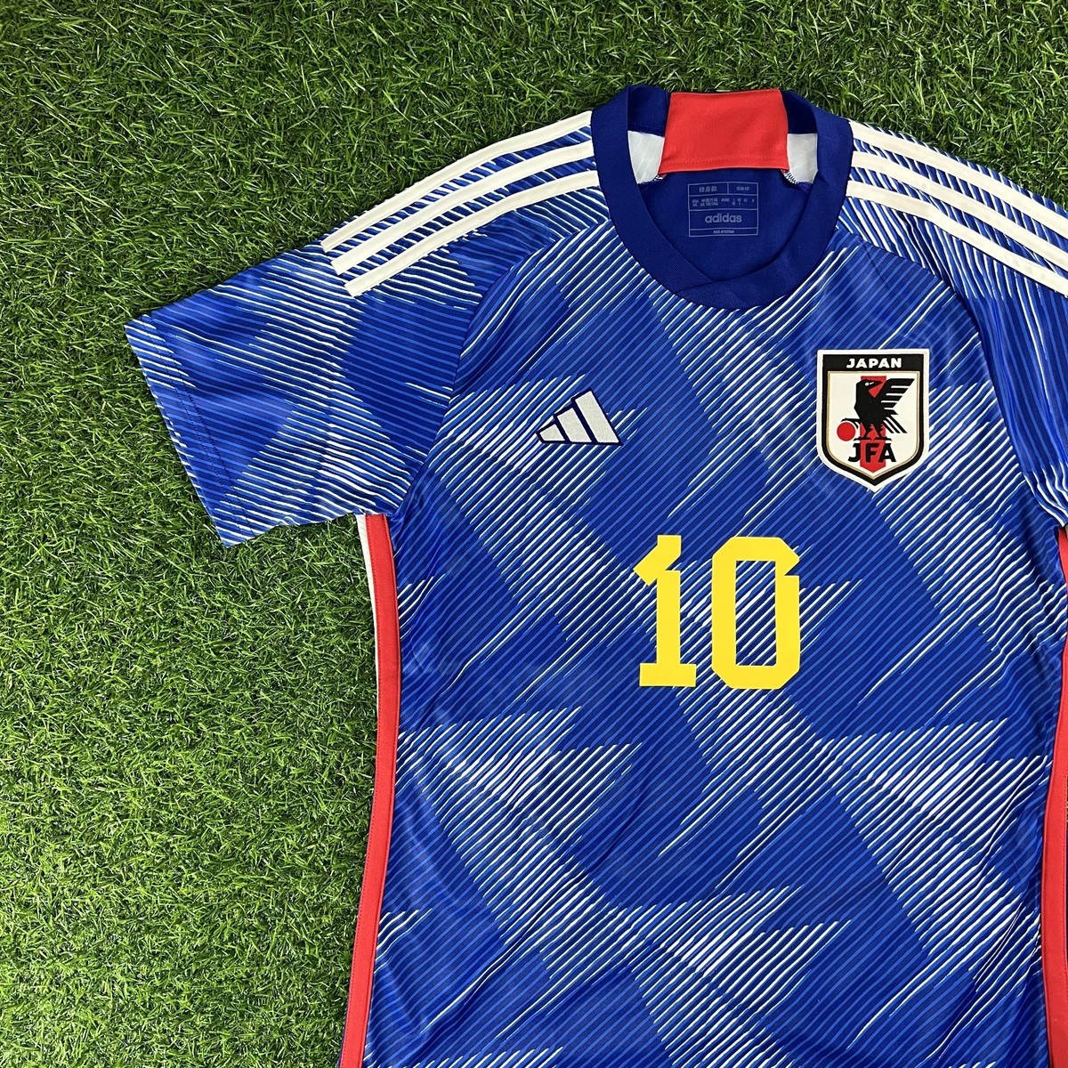 Minamino Japan 2022 Official Jersey Shirt Kit – JPN XL / US L