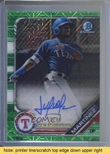 2019 Bowman Green Refractor 18/99 Julio Pablo Martinez #BMA-JPM Auto READ 9qk