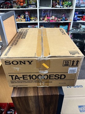 SONY TA-E1000ESD Vintage AV Processing Control Amplifier AC100V 50Hz/60Hz Black