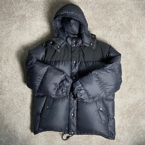 Crescent Down Works x Très Bien Black Hooded Puffer Jacket Large Made in the USA