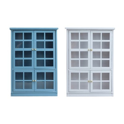 Miniature Display Cabinet 1/12 Scale Doll House Scene Furniture Storage Solution