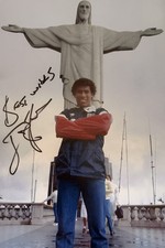 JOHN BARNES - ENGLAND / BRZIL -  SIGNED A4 PHOTO