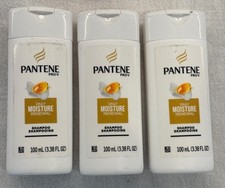 BRAND NEW Pantene Daily Moisture Renewal Shampoo Travel Size 3.38 oz LOT OF 3