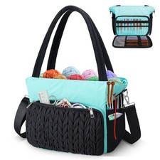 Yarn Storage Bag Organizer,Crochet Bag - Portable Yarn Bag Knitting Craft T...