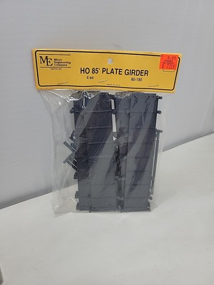 HO Scale Micro Engineering 80-180 85  Plate Girder Bridge Unassembled Kit 4 Each