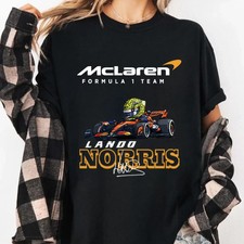 HOT   Mclaren F1 Team Tee, Lando Norris T-Shirt McLaren F1 Racing Shirt