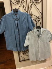 Lot Of 2-Van Heusen Button Down, XL , Short Sleeves