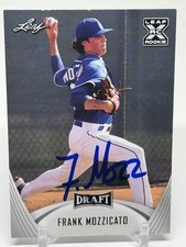 2021 Leaf Draft Frank Mozzicato #27 SIGNED Kansas City Royals