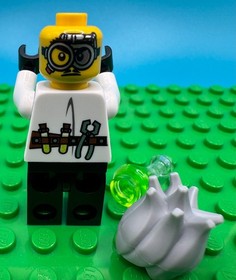 LEGO Crazy Scientist Minifigure Monster Fighters mof016 9466
