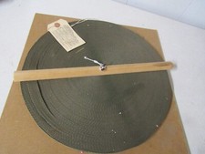 MILITARY US ARMY WEBBING TEXTILE COTTON VIETNAM ERA 1966 DATED 6 INCH CUT 9/16 "